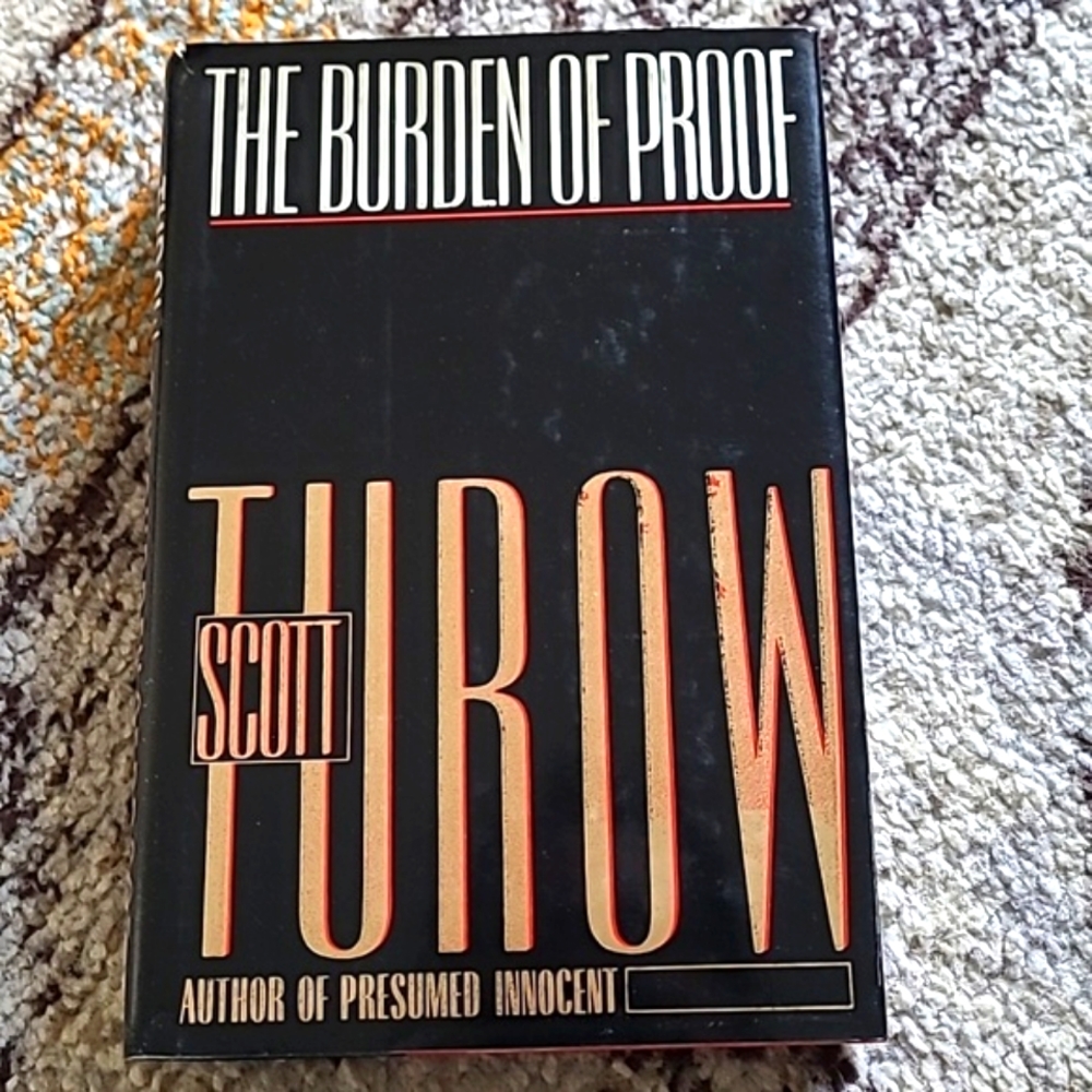 Hardcover The Burden of Proof Scott Turow Vintage Book